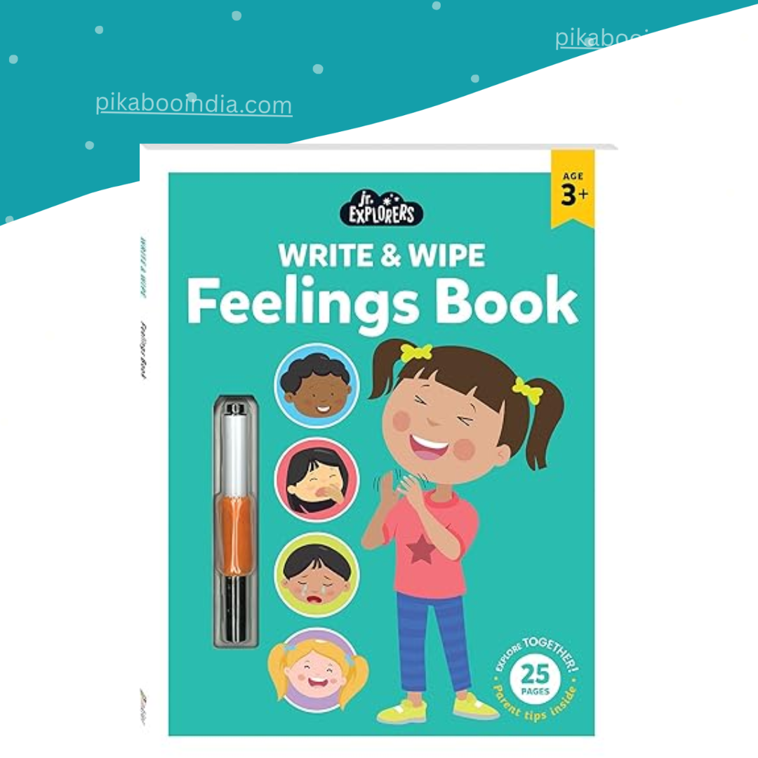Junior Explorers Write & Wipe – Feelings Learning Book