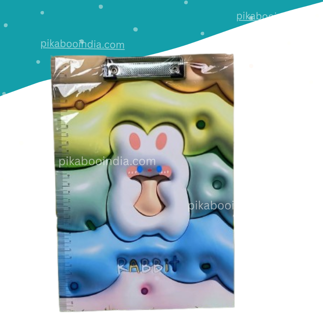 3D Printed Writing Pad – Durable Lightweight Clipboard with Clip for Kids’ Study