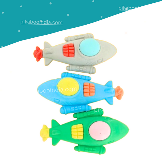 Aeroplane Eraser – Fun Shaped Stationery for Kids & School