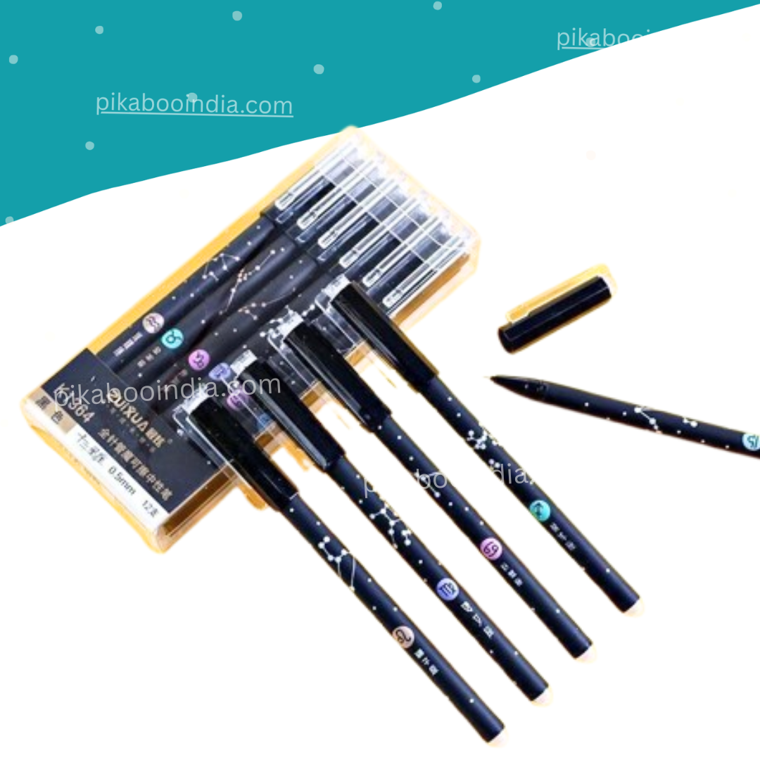 Constellation Erasable Gel Pens – 0.5mm Fine Tip for Primary Students