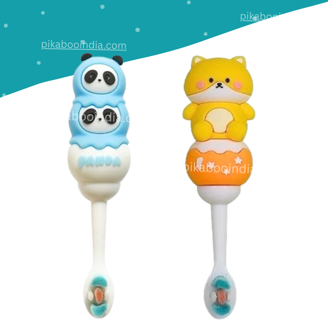 Kids Cartoon Toothbrush – Soft Bristles & Easy Grip