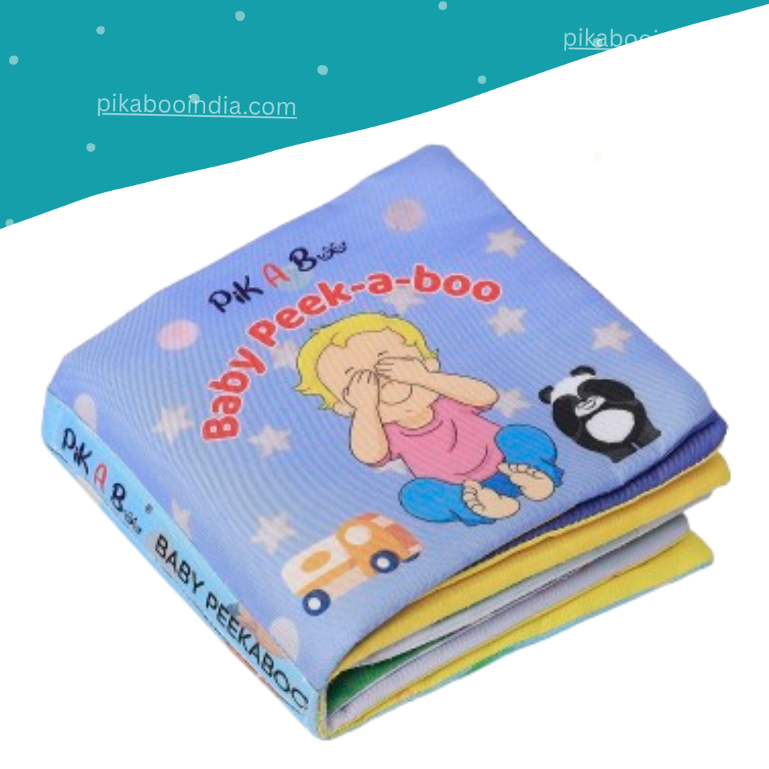 Baby’s Peek a boo Cloth Book – Flap & Crinkle Pages