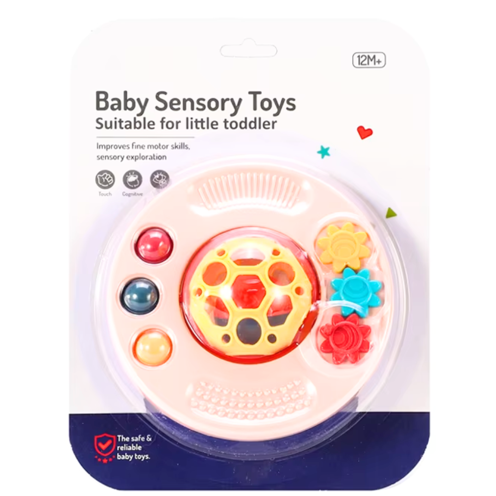 Montessori Sensory Rattle Teether Ball for Babies