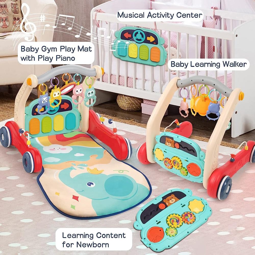 Chota Rockstar Musical Baby Play Gym & Activity Walker with Lights