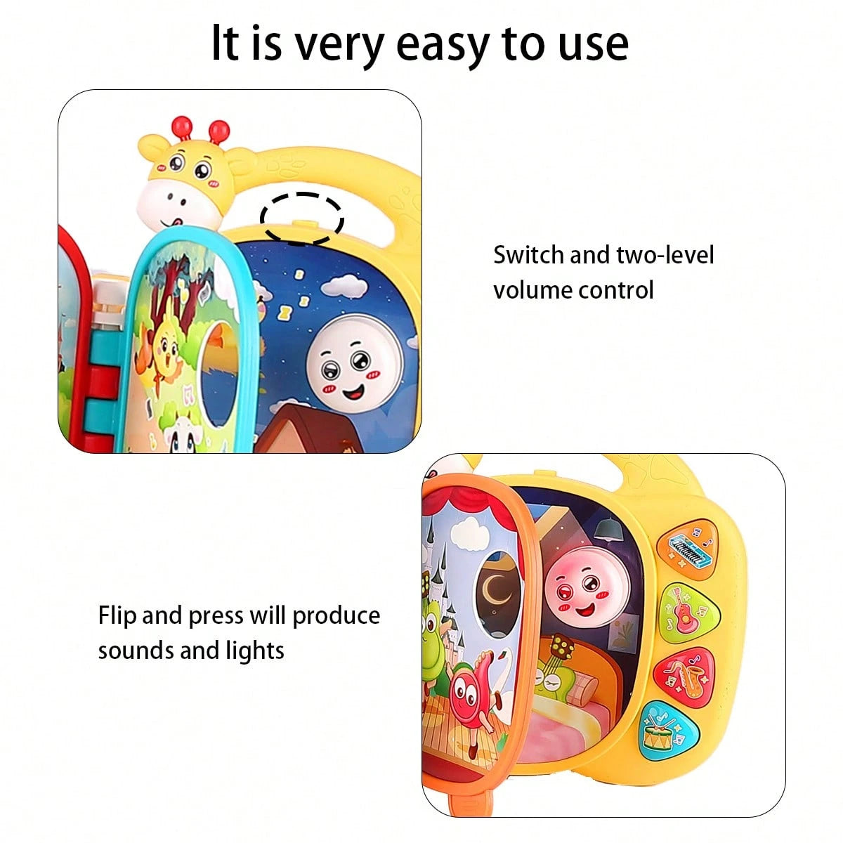 Musical Story Book Toy – Interactive Learning for Kids