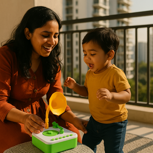 PiK A BOO Gramophone for Kids – Stories, Rhymes & Voice Recorder