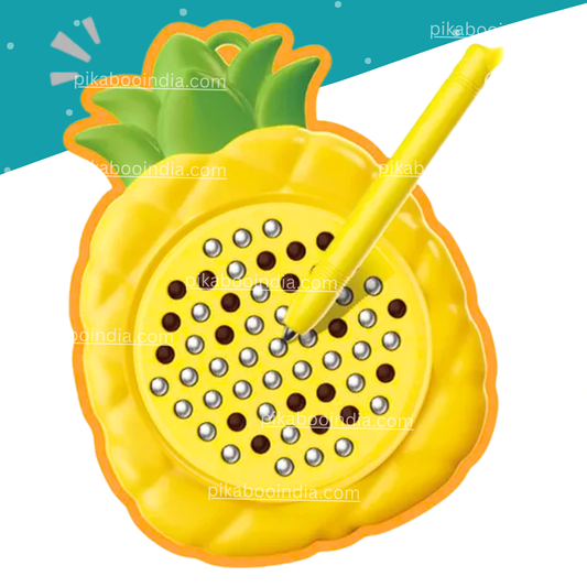 Pineapple Magnetic Dot Drawing Keychain Toy