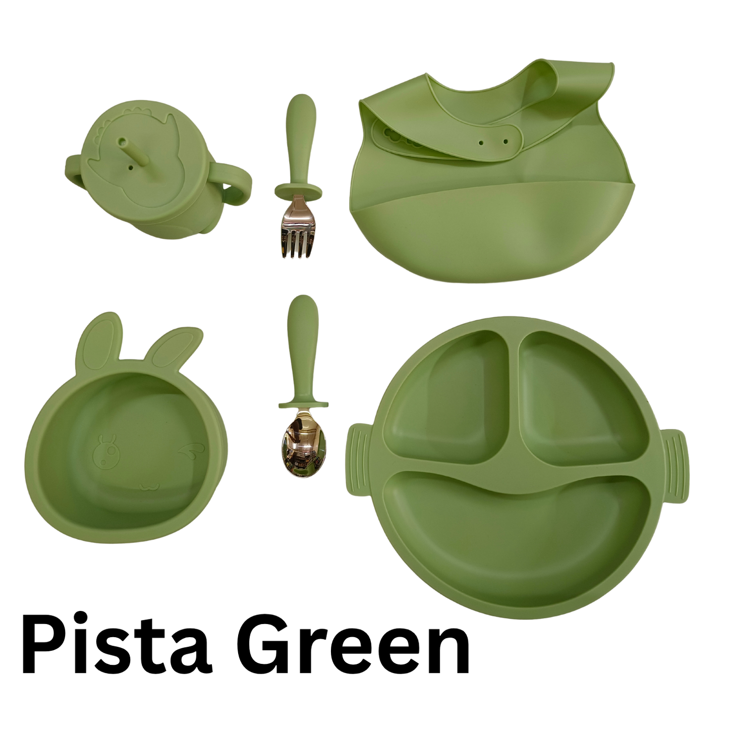 Silicone Tableware Suction Baby Feeding Set – Easy Grip