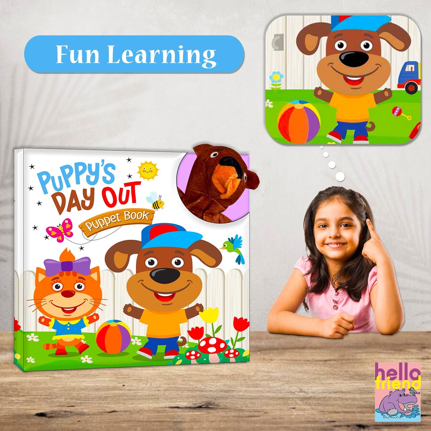 Puppy's Day Out - Puppet Book