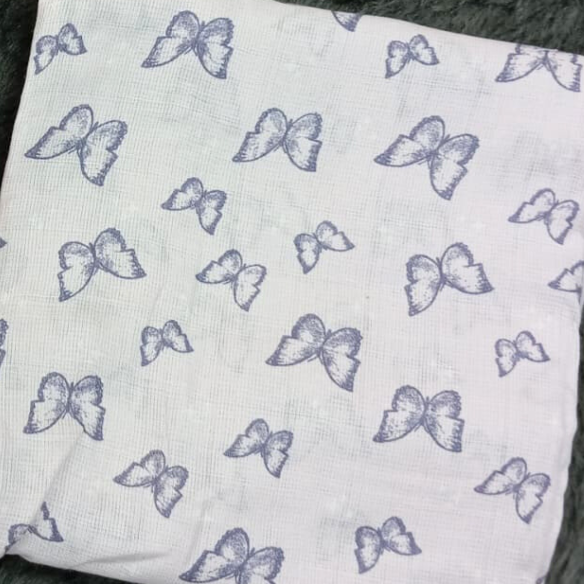 Rabbit Butterfly Cat Organic Cotton Baby Swaddle Blanket – 42x42 inches Set of 3