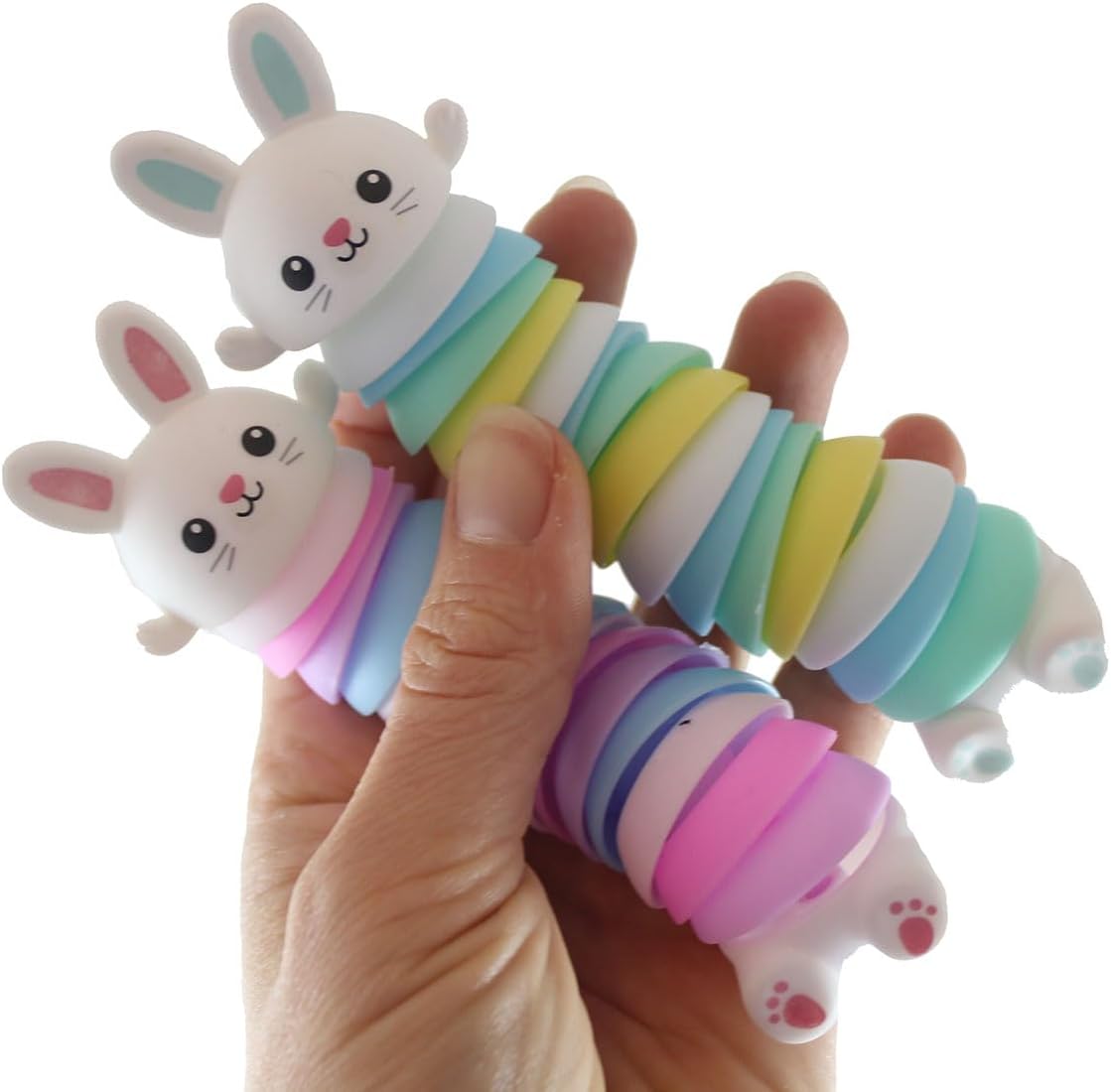 Rabbit Wriggly Fidget Wiggle Articulated Jointed Moving Creature Toy (Any 1)