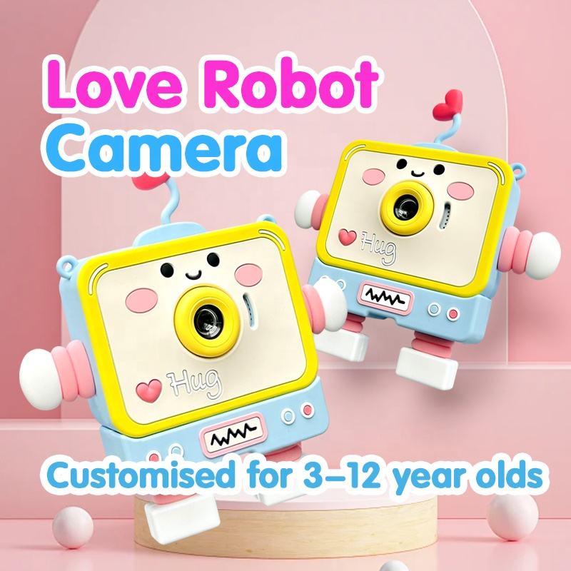 Robot Camera Kids – Cute Digital Toy Camera for Children