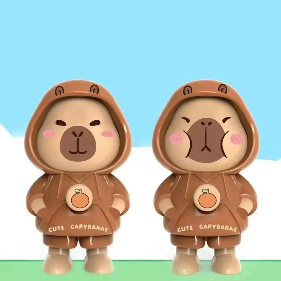 Face Changing Keychain – Capy Mood Flip Cartoon Toy |