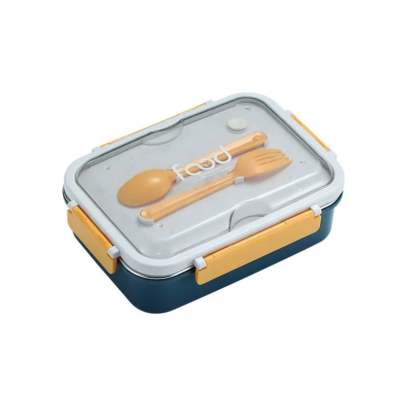 SnapBite Bento Lunch Box | 750ml Mixproof Tiffin with Spoon & Fork for Kids & Office Meals Lb-8913
