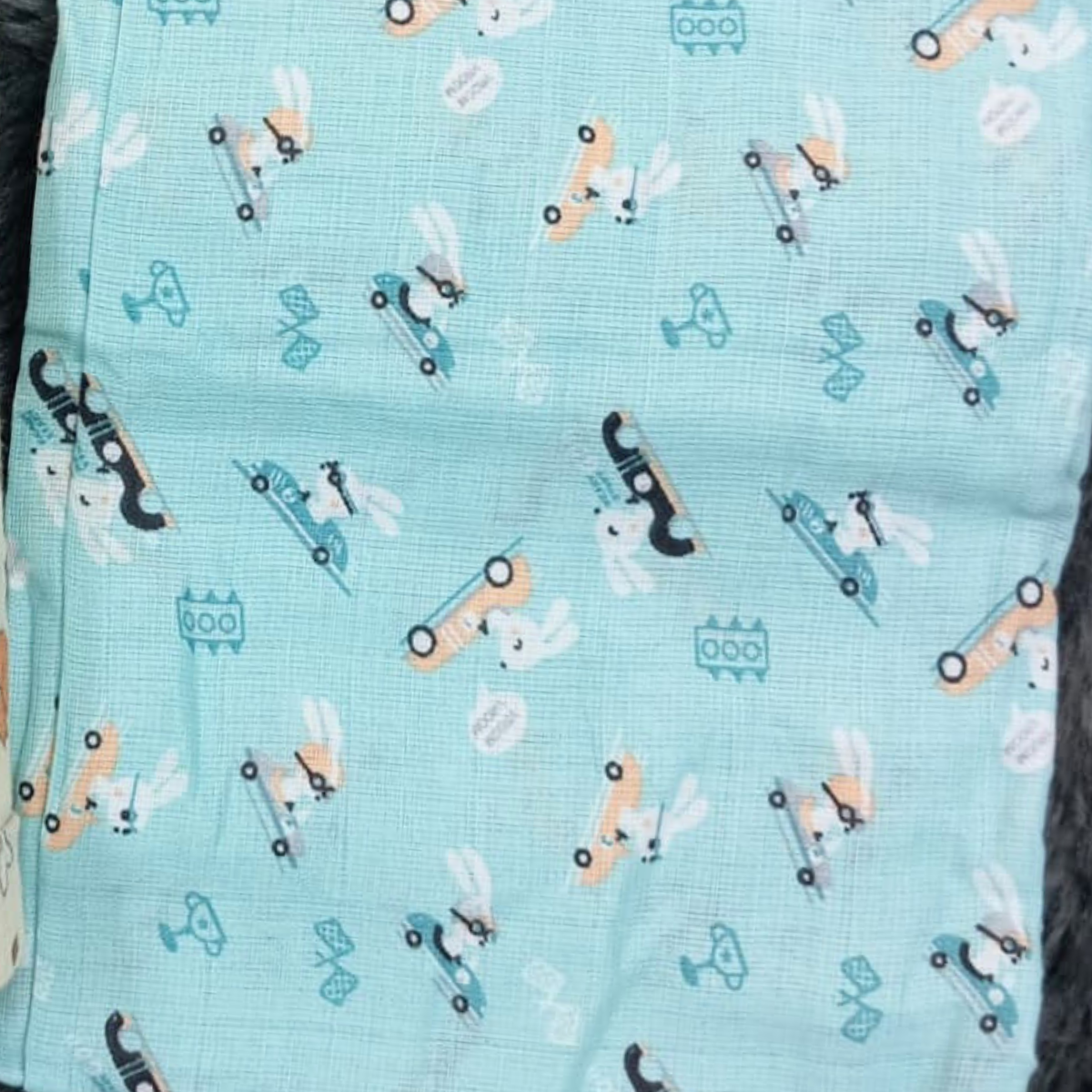 Star Car Squirrel Organic Cotton Baby Swaddle Blanket Set of 3 – 42x42 inches