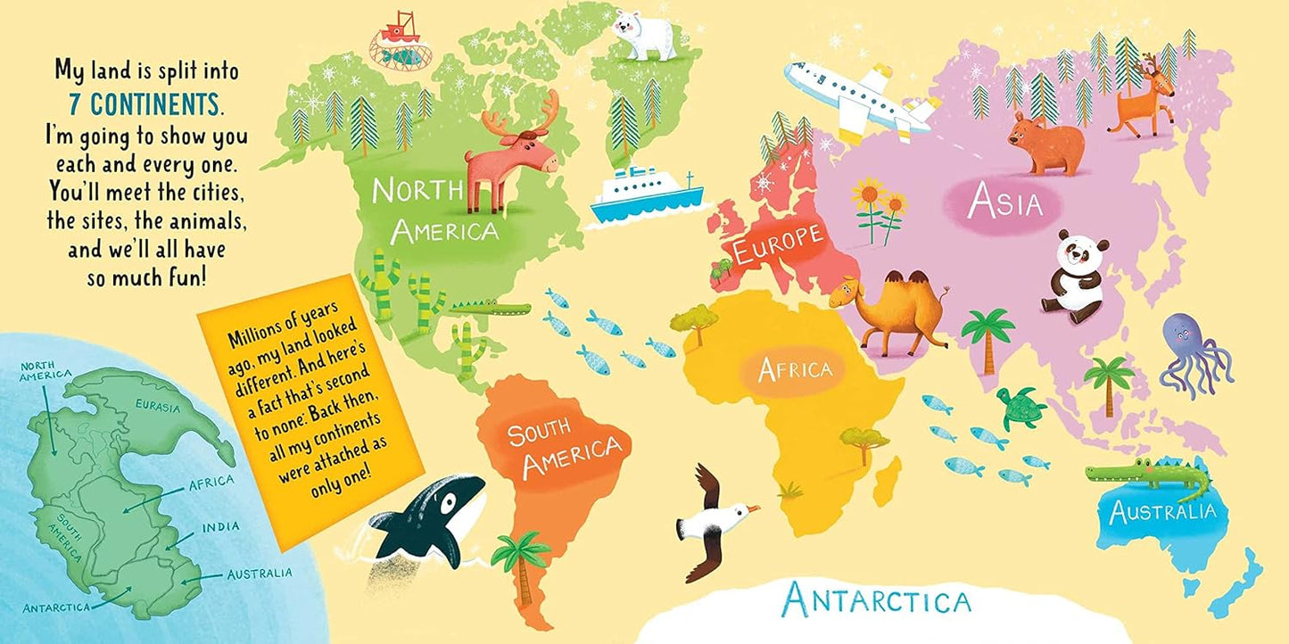 Little Genius – The World | Fun & Educational Board Book for Kids