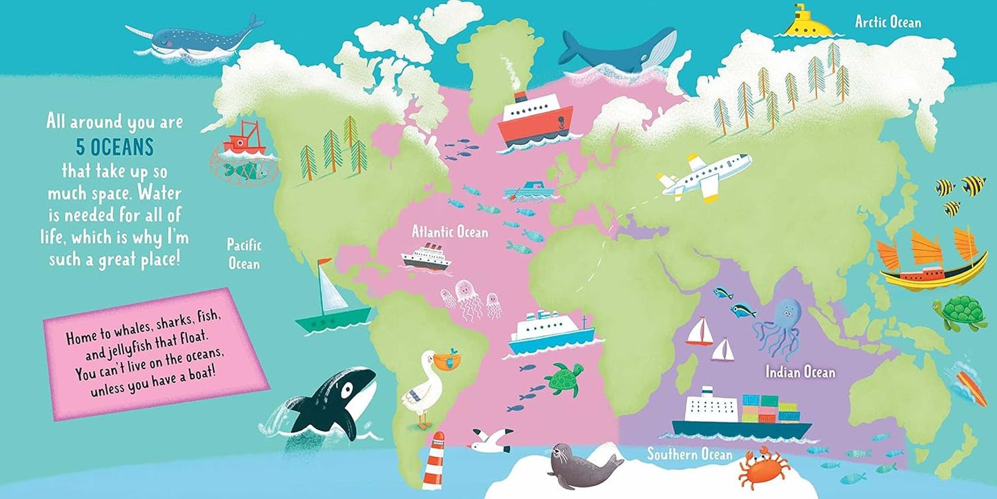 Little Genius – The World | Fun & Educational Board Book for Kids