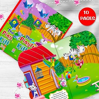 The Playful Kitten – Board Book | Fun Story for Toddlers & Kids