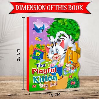 The Playful Kitten – Board Book | Fun Story for Toddlers & Kids