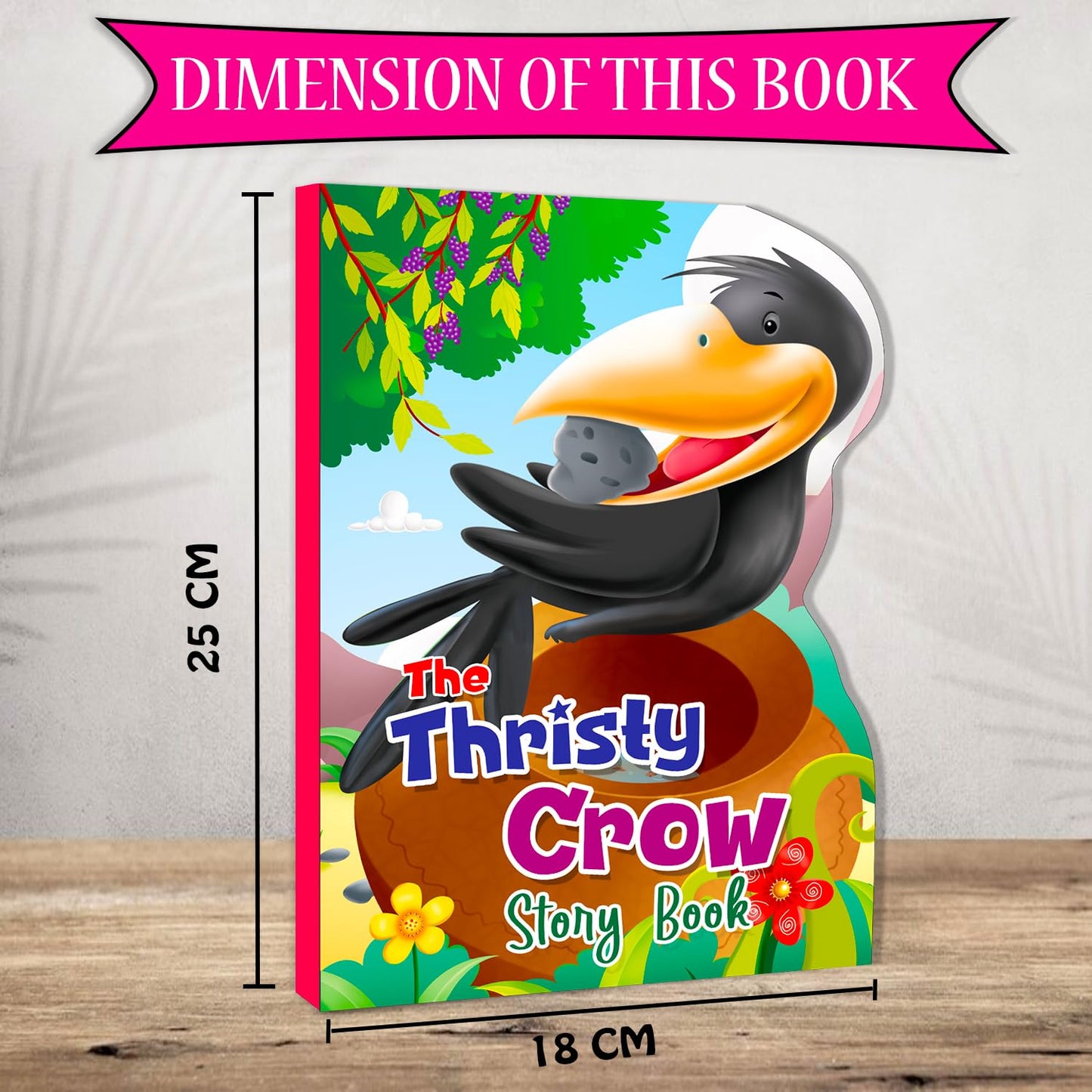 The Thirsty Crow Cut- Out Story Book – Moral Tale for Kids