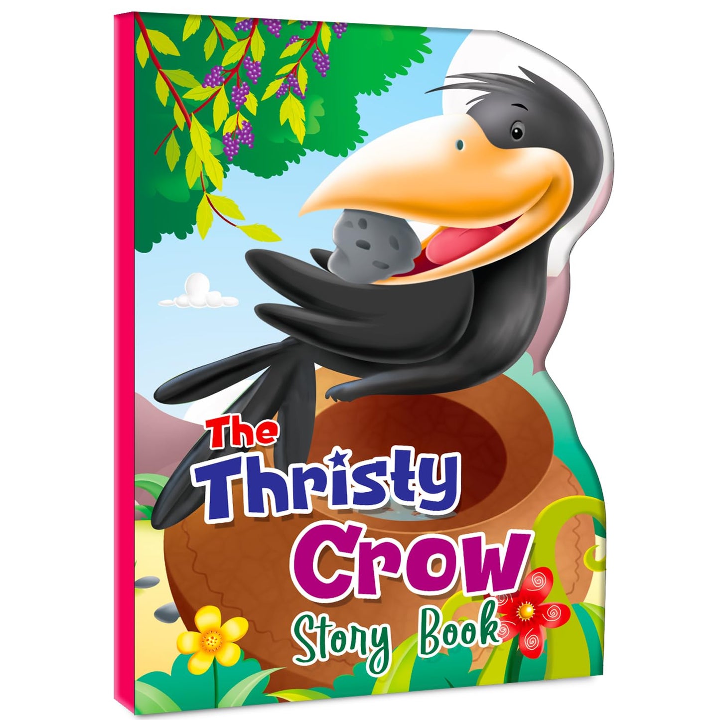 The Thirsty Crow Cut- Out Story Book – Moral Tale for Kids