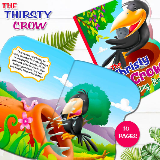The Thirsty Crow Cut- Out Story Book – Moral Tale for Kids