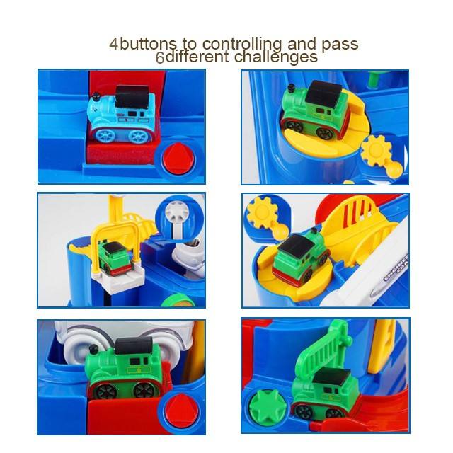 Train Track Adventure Playset – Interactive Vehicle & Ramp Toy for Kids