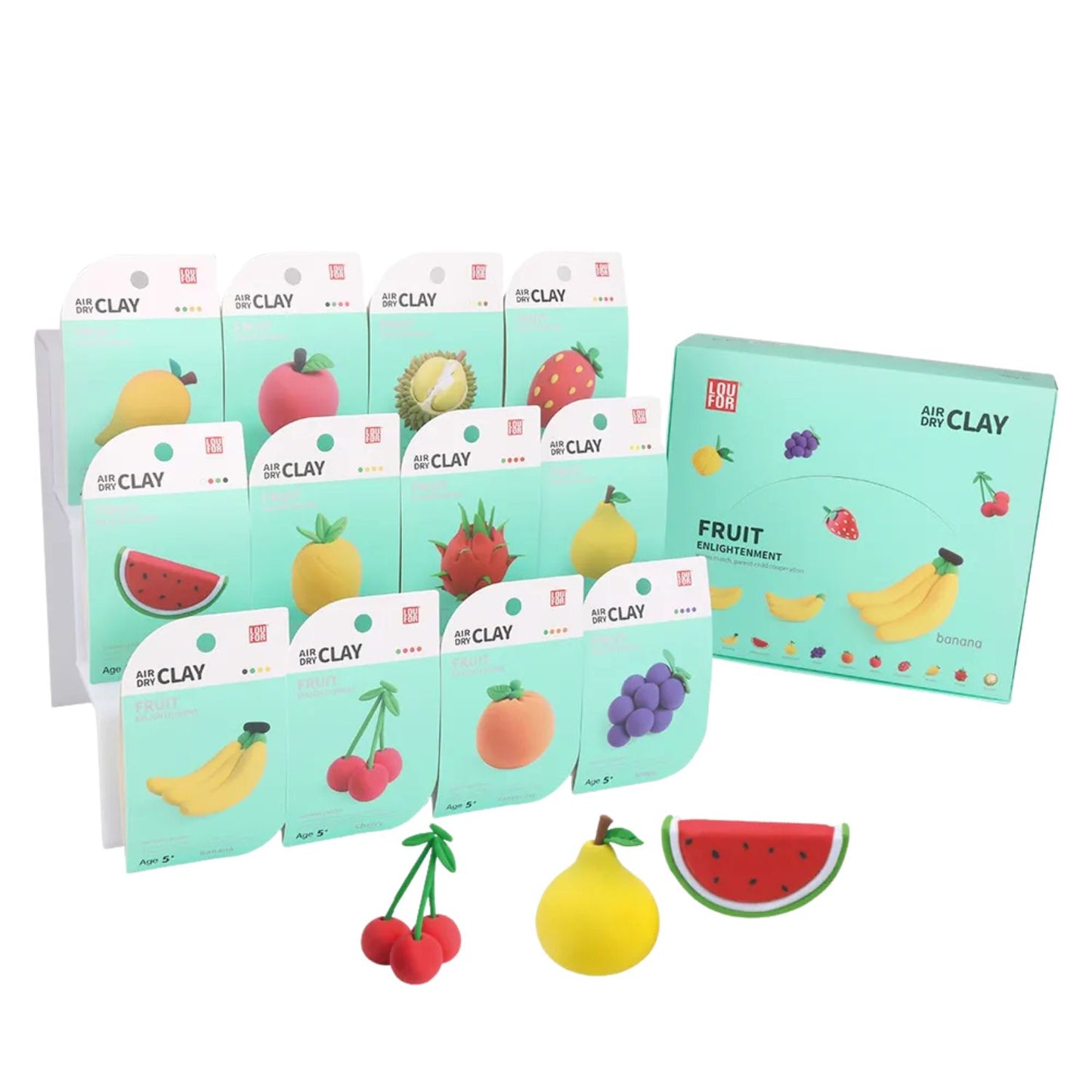 Fruit Clay Set – Soft Non-Toxic Modeling Fun for Kids