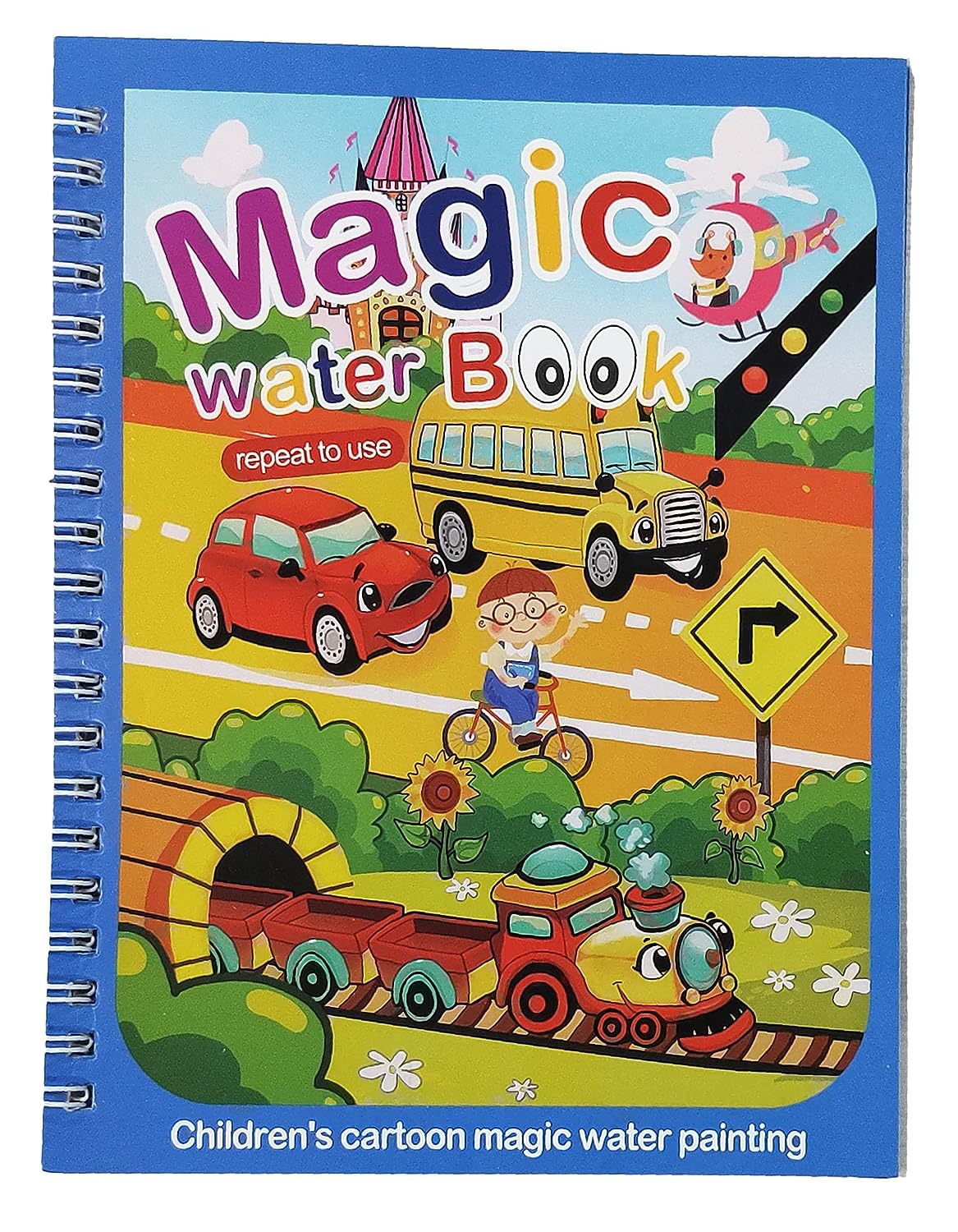 Water Magic Book Writing, Coloring, Travel-Friendly for Kids Any One