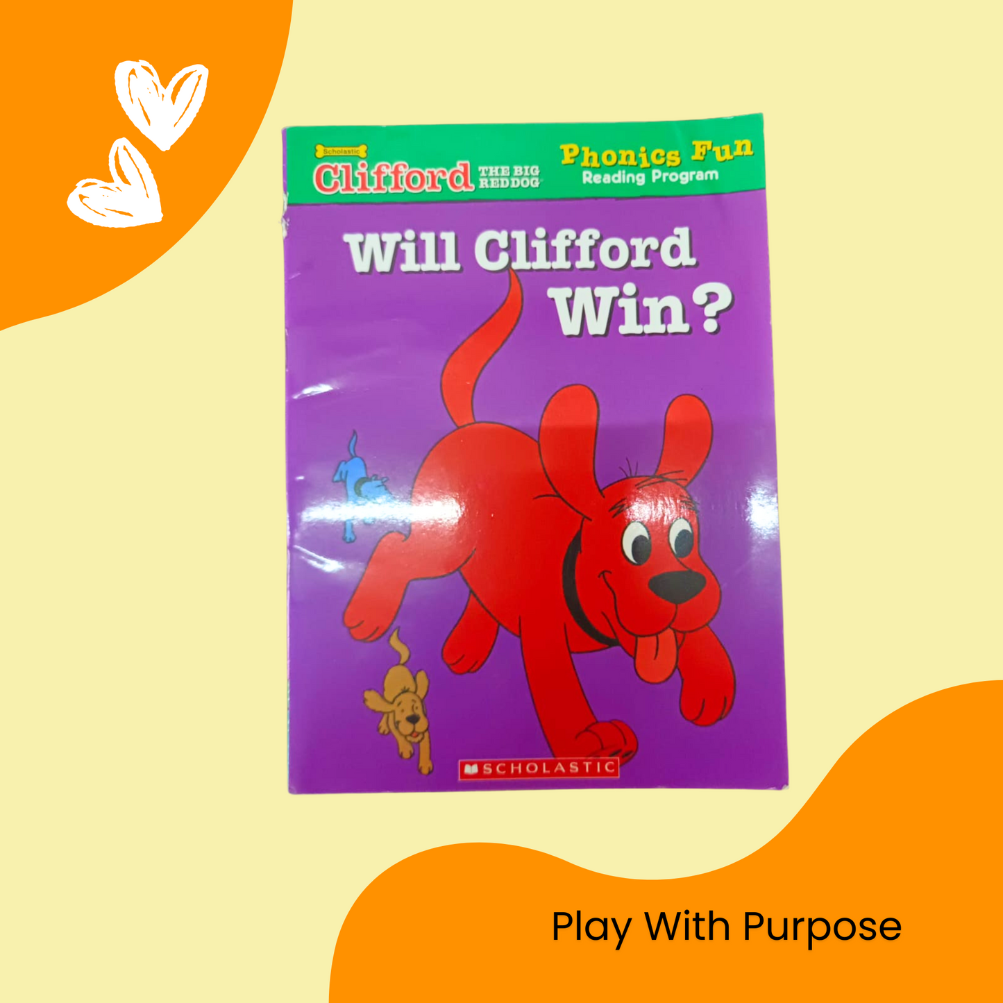 Clifford Phonics Reading Book for Kids Learning - Set of 3 books