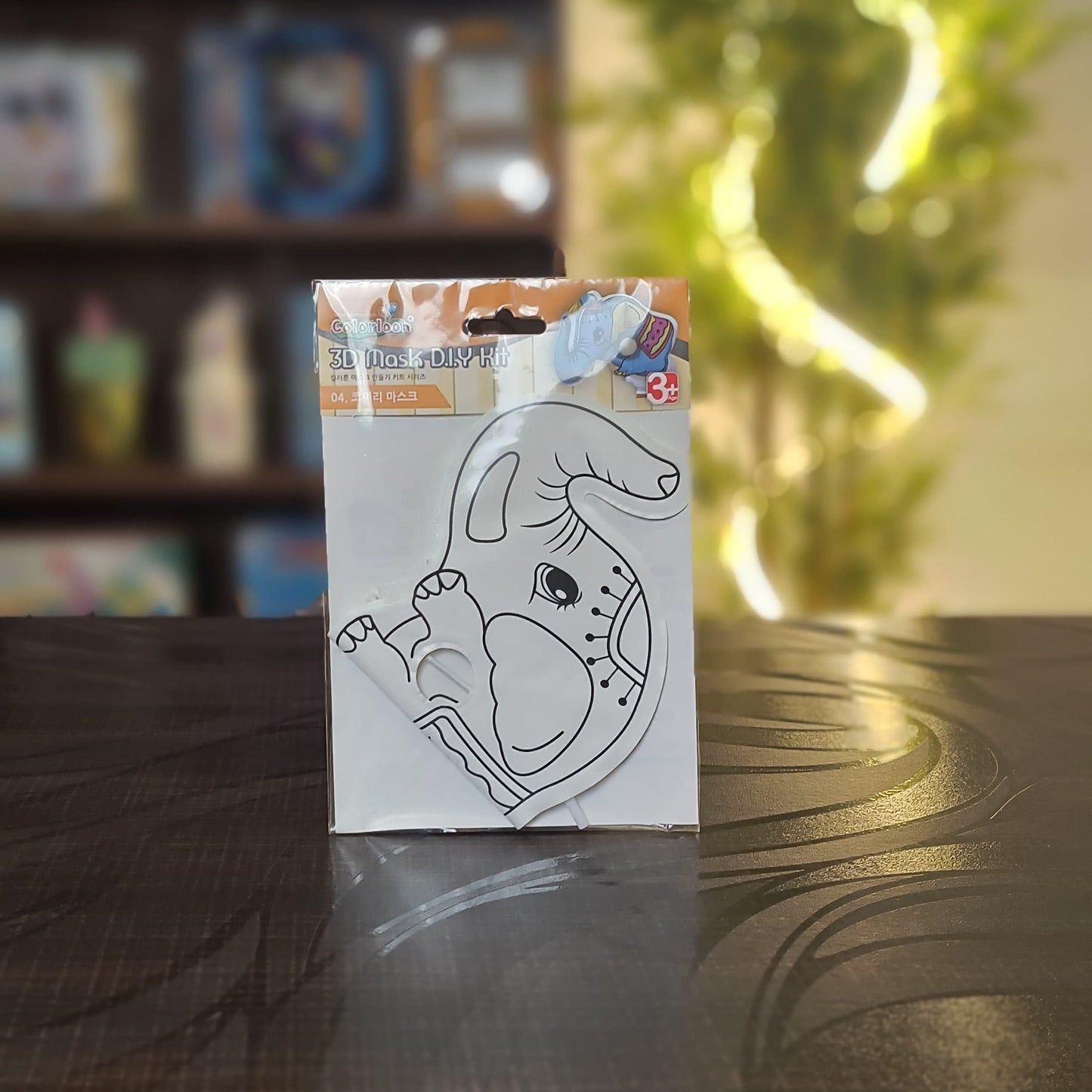 3D Elephant Mask DIY Kit | Fun and Creative Crafting Experience for Kids Color, Inflate and Have Fun