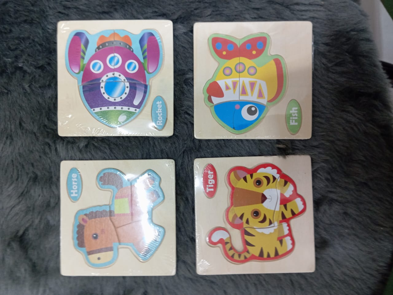 Wooden Animal Brain Puzzle Games for Kids – Fun Skill & Development Toys