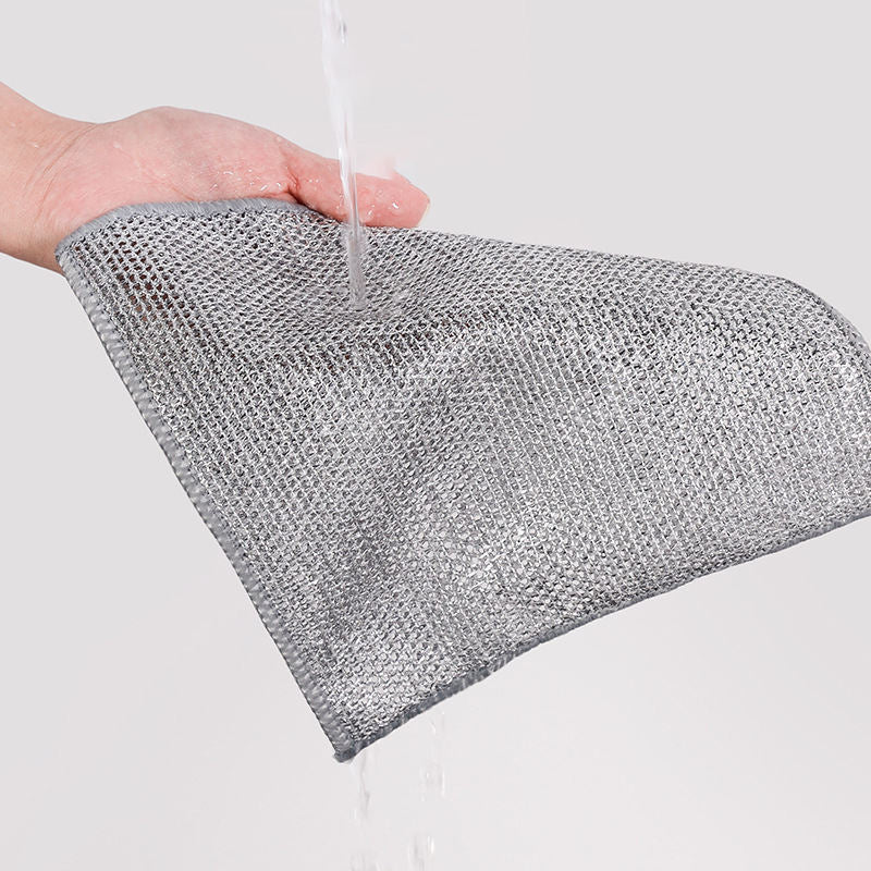 Wire Dishwashing Rags – Stainless Steel Scrubber Set of 2