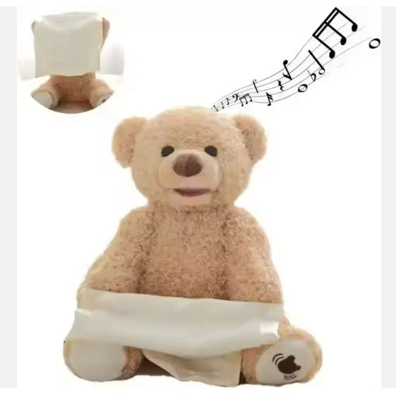 Chupke-Chupke Bear Peek-A-Boo Musical Teddy for Baby Infant