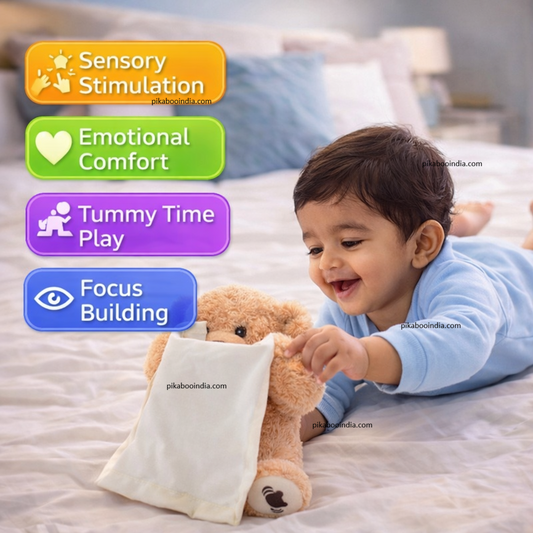 Chupke-Chupke Bear Peek-A-Boo Musical Teddy for Baby Infant