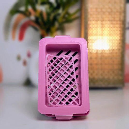 Elastic Mesh Bubble Box – Foaming Soap Holder for Shower, Bath & Laundry Use