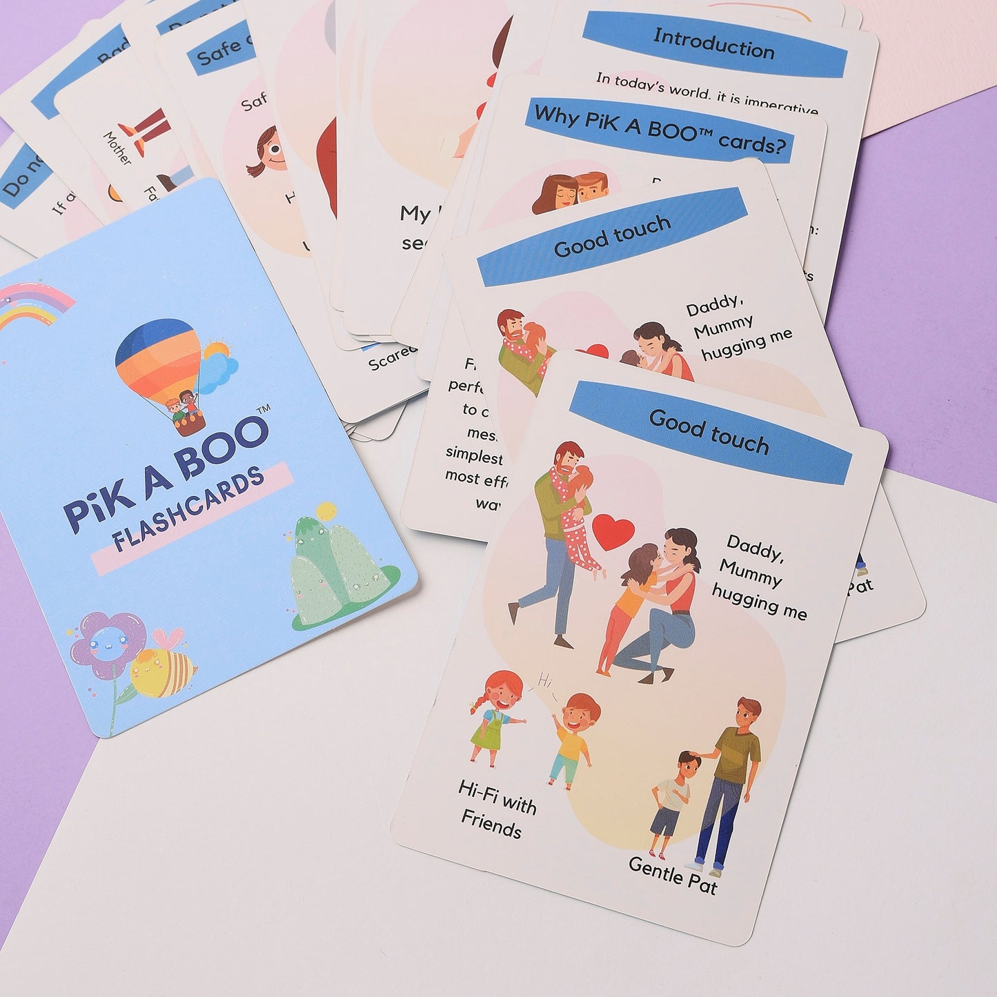 Good Touch Bad Touch Flash Cards | Early Learning Fun