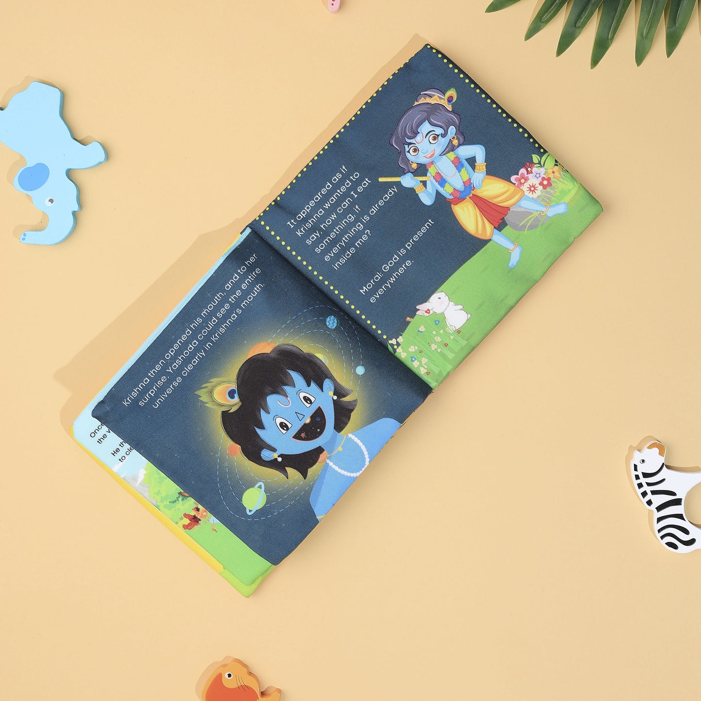 Krishna Cloth Books | Early Learning & Spiritual Fun