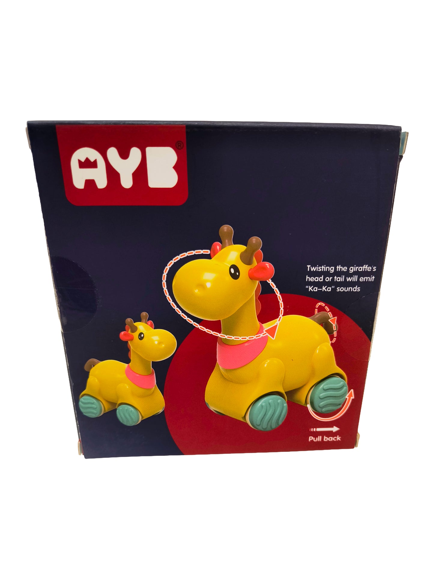 Press & Go Giraffe Car Toy – Baby Crawling Toy 6M+