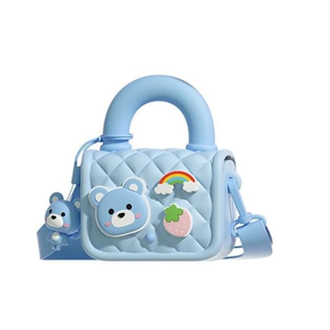 Blue Bear Silicone Handbag Toy | Cute Animal Fashion Bag for Ages 2+