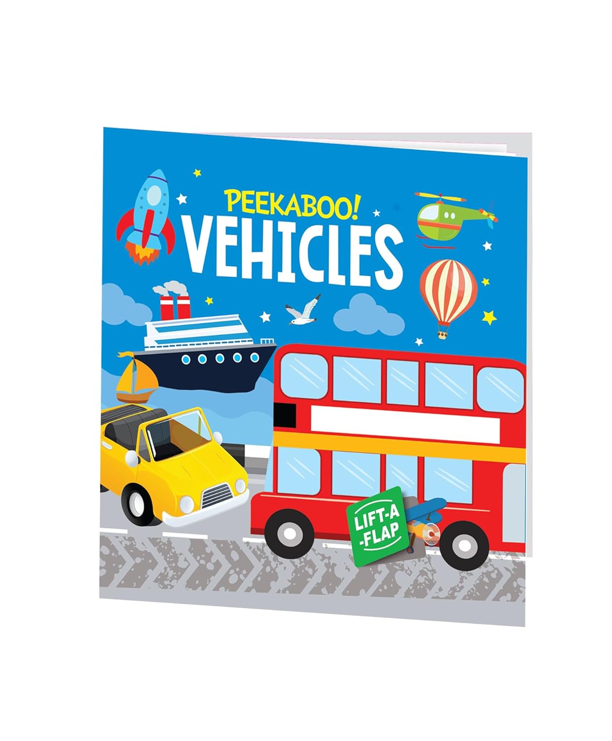 Peekaboo Vehicles Lift The Flap Board Book For Toddlers Kids 1 2 3 years