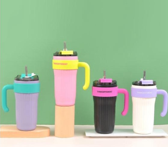 Large Capacity Thermos Stainless Steel Water Tumbler Double Walled Bottles 860 ML (4360)