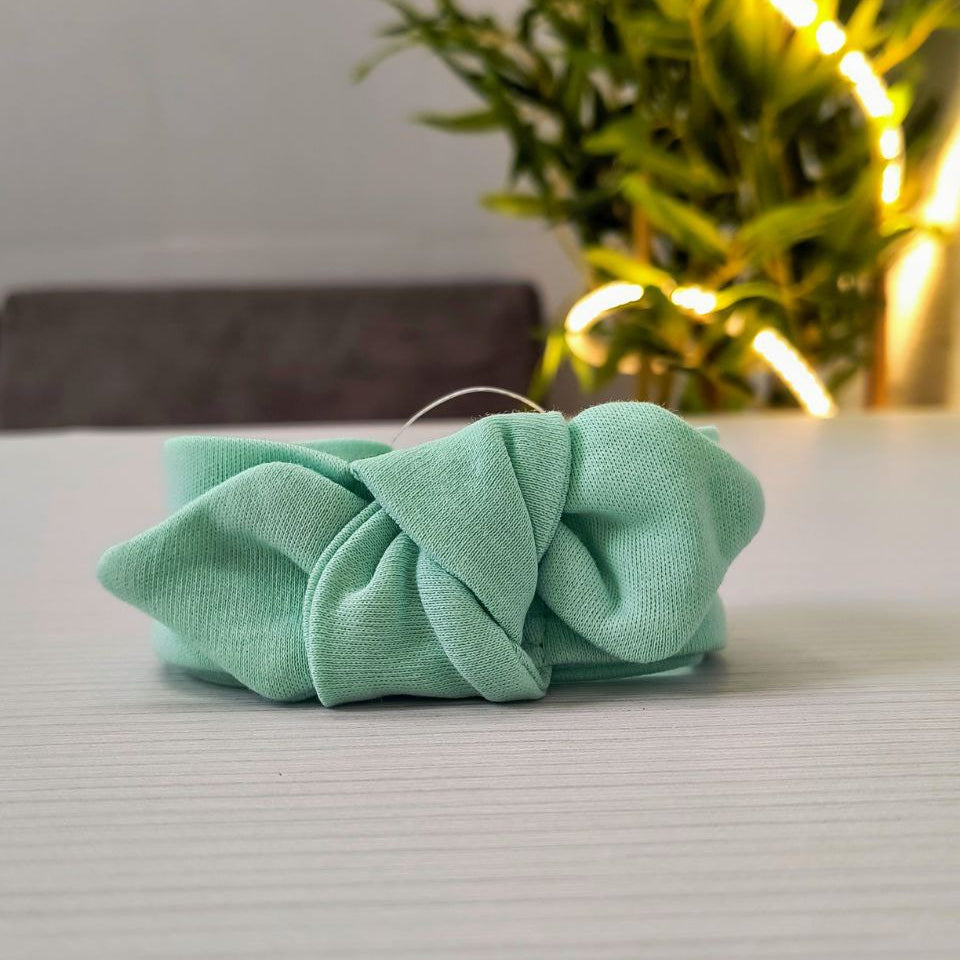 Set of 5 Organic Baby Headbands ( Design-2 ) - Soft, Stretchy, and Gentle for Delicate Skin