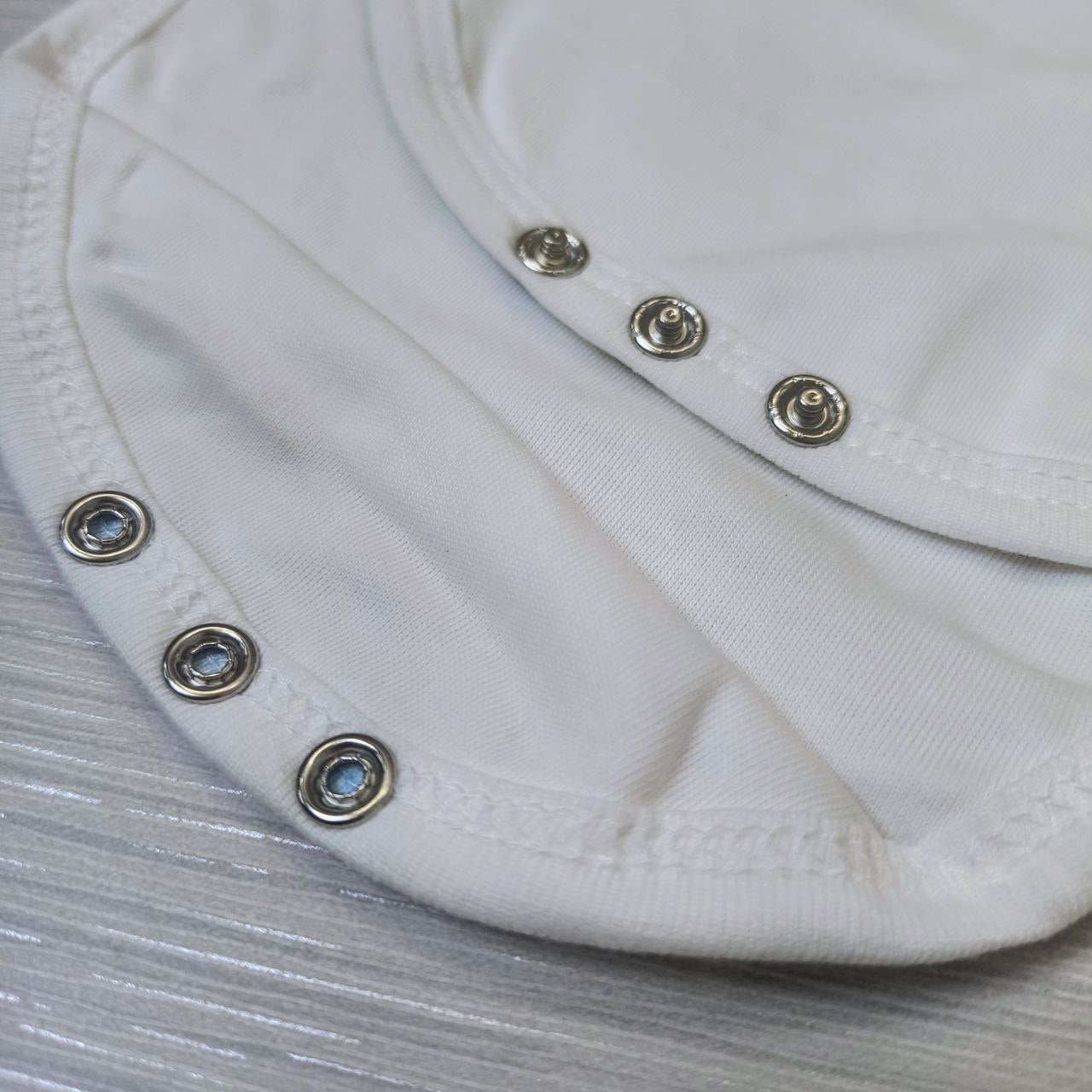 Plain White Organic Baby Bodysuit - Pure, Soft, and Gentle Comfort for Your Little One