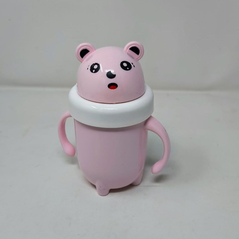 Children's Training Water Bottle with Handles β Cute BPA-Free Cartoon Design, Leak-Proof, Portable Sippy Cup for Kids ( 300 ML )