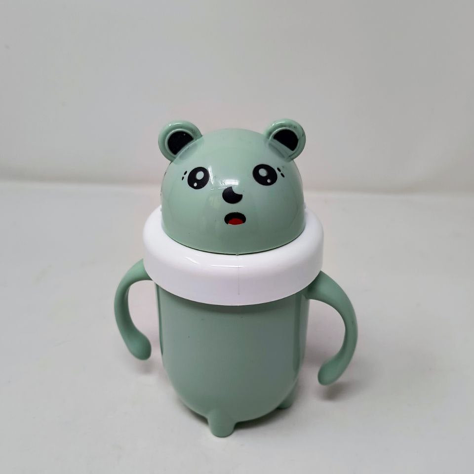 Children's Training Water Bottle with Handles β Cute BPA-Free Cartoon Design, Leak-Proof, Portable Sippy Cup for Kids ( 300 ML )