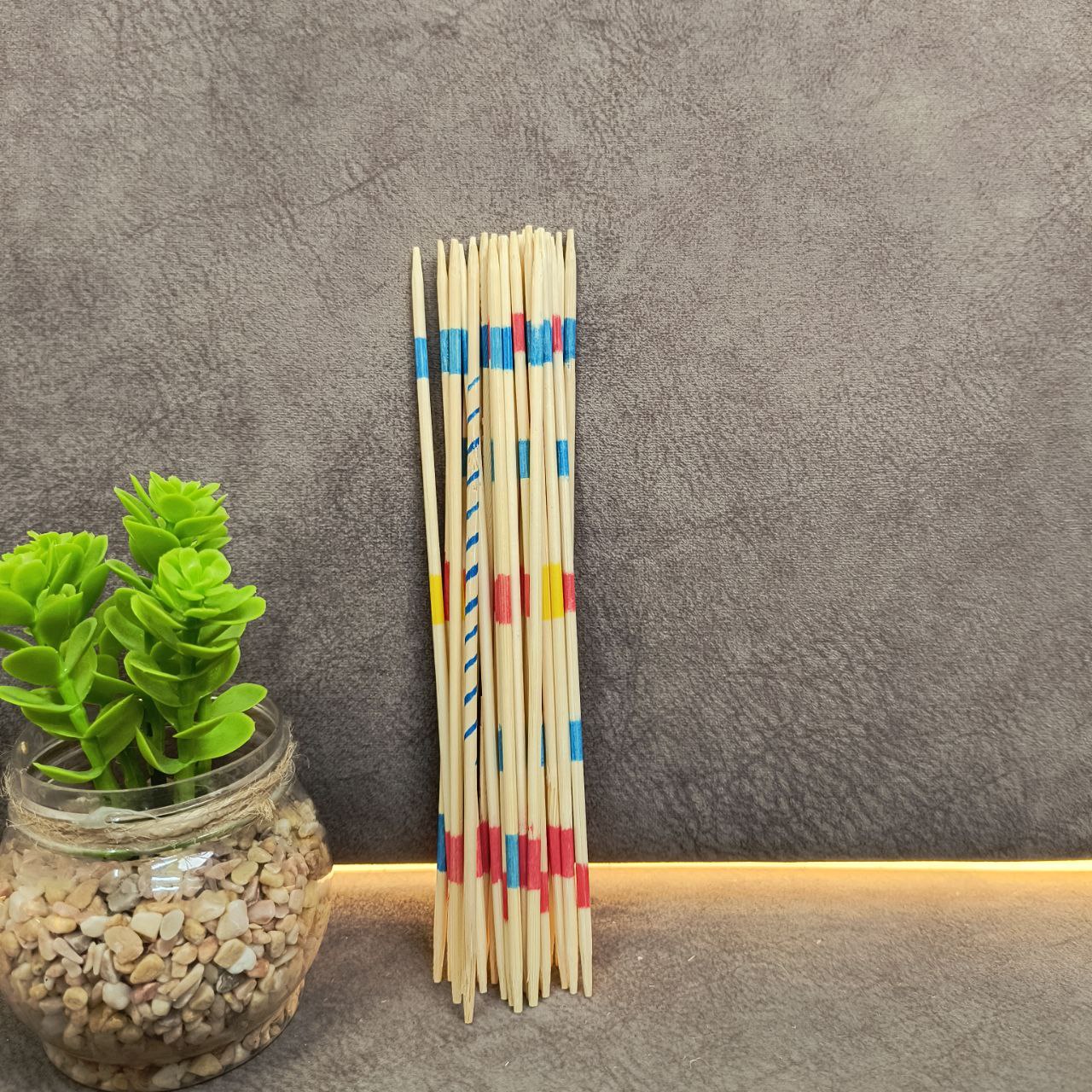 Mikado Pick-Up Sticks – Wooden Game for Kids & Family