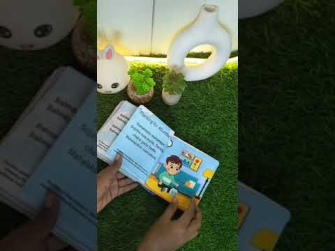 PiK A BOO Shloka Cloth Book With ॐ Wooden Box For Kids Exclusive with Crinkle Page for Infants, Toddlers, Kids