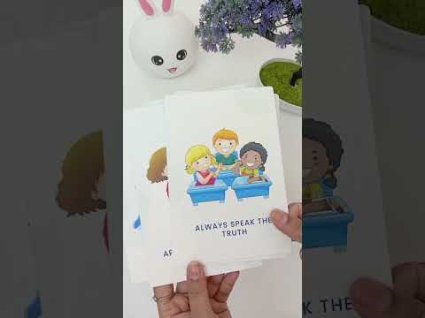 PiK A BOO Good Habits Flash Cards | Early Learning for Toddlers & Kids (Set of 14)