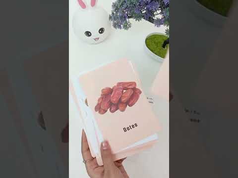 PIK A BOO Nuts & Seeds Flash Cards – Educational | Early Learning Kids (Set of 18)